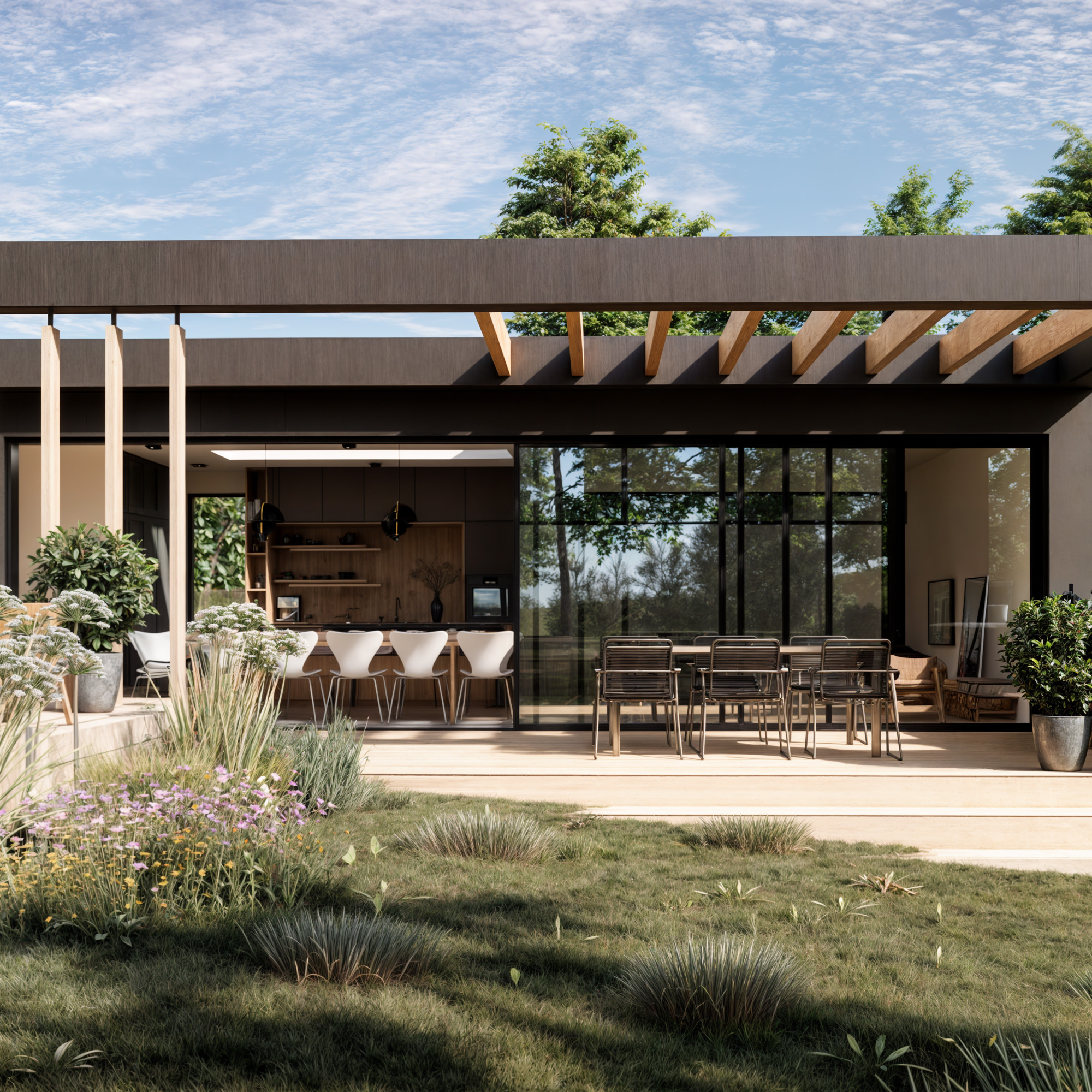 Arkitekttegnet hus i Silkeborg, Herning & Aarhus